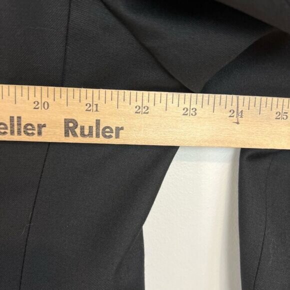 Vintage De Verli Paris Mens 46R Black Super Fine Merino Wool Blazer Suit Jacket - Picture 6 of 12